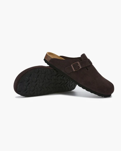 Old Money Suede Clogs