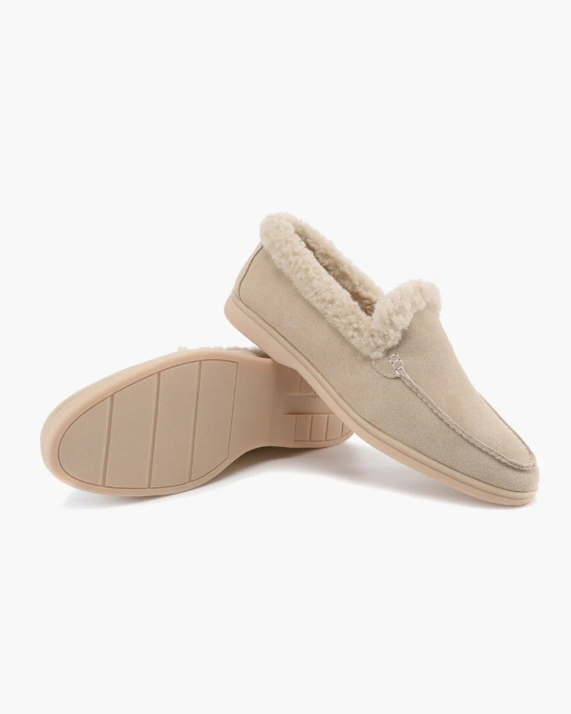 Fur-Lined Premium Loafers