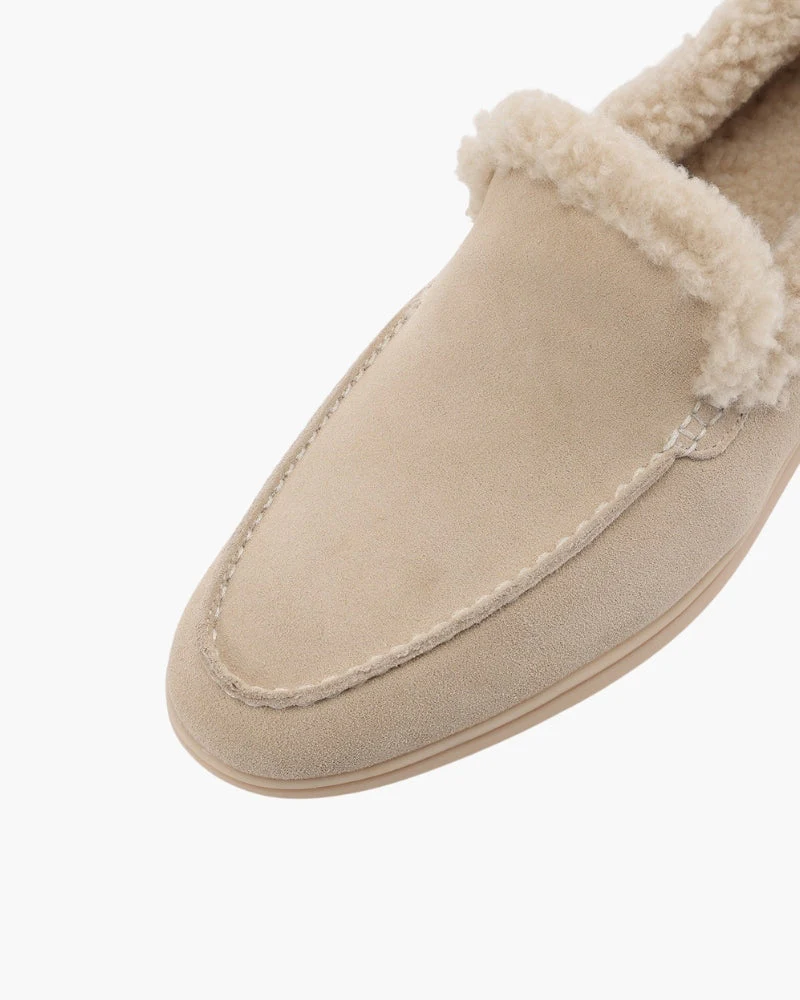 Fur-Lined Premium Loafers