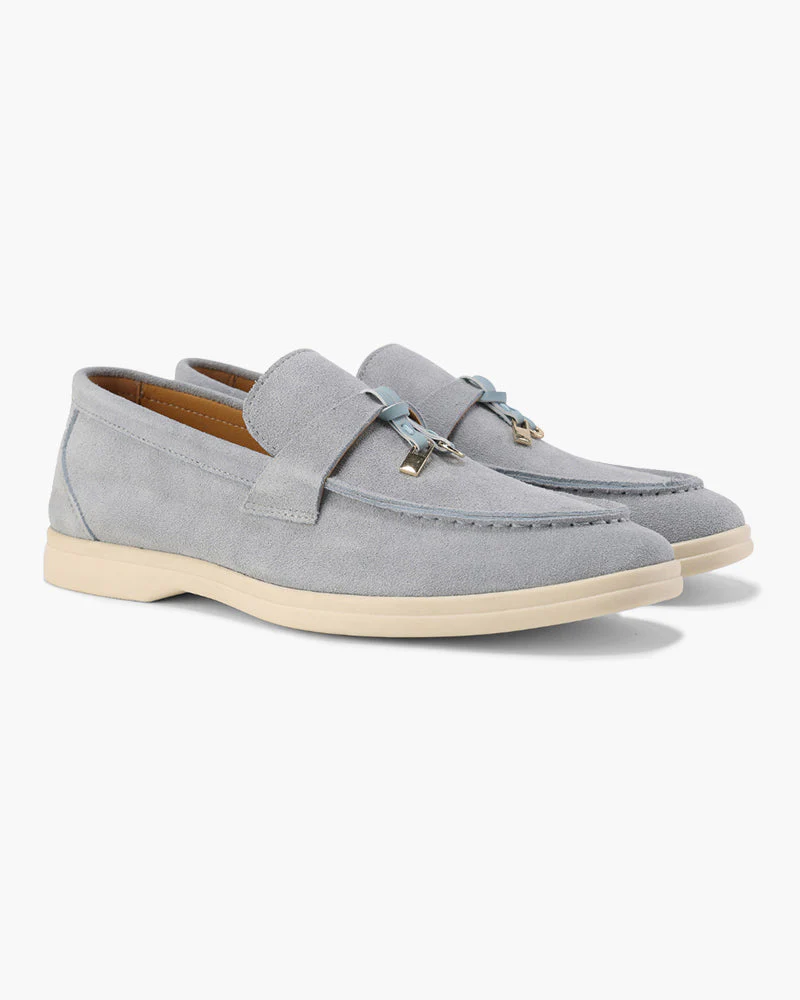 Old Money Suede Lady Loafers