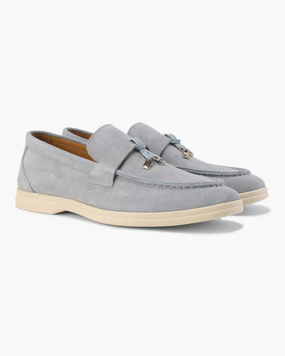 Old Money Suede Lady Loafers