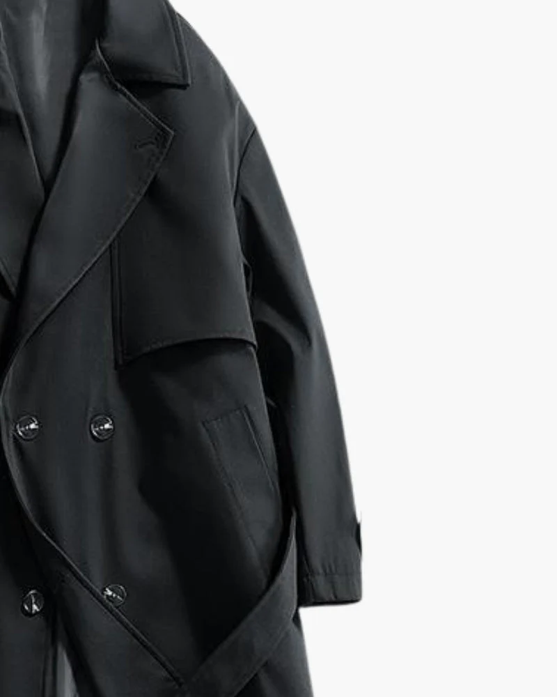 Classic Double-Breasted Trench Coat