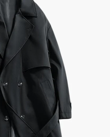 Classic Double-Breasted Trench Coat
