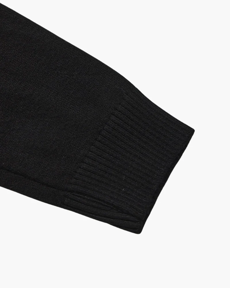 Essential Ribbed Mock Neck Sweater