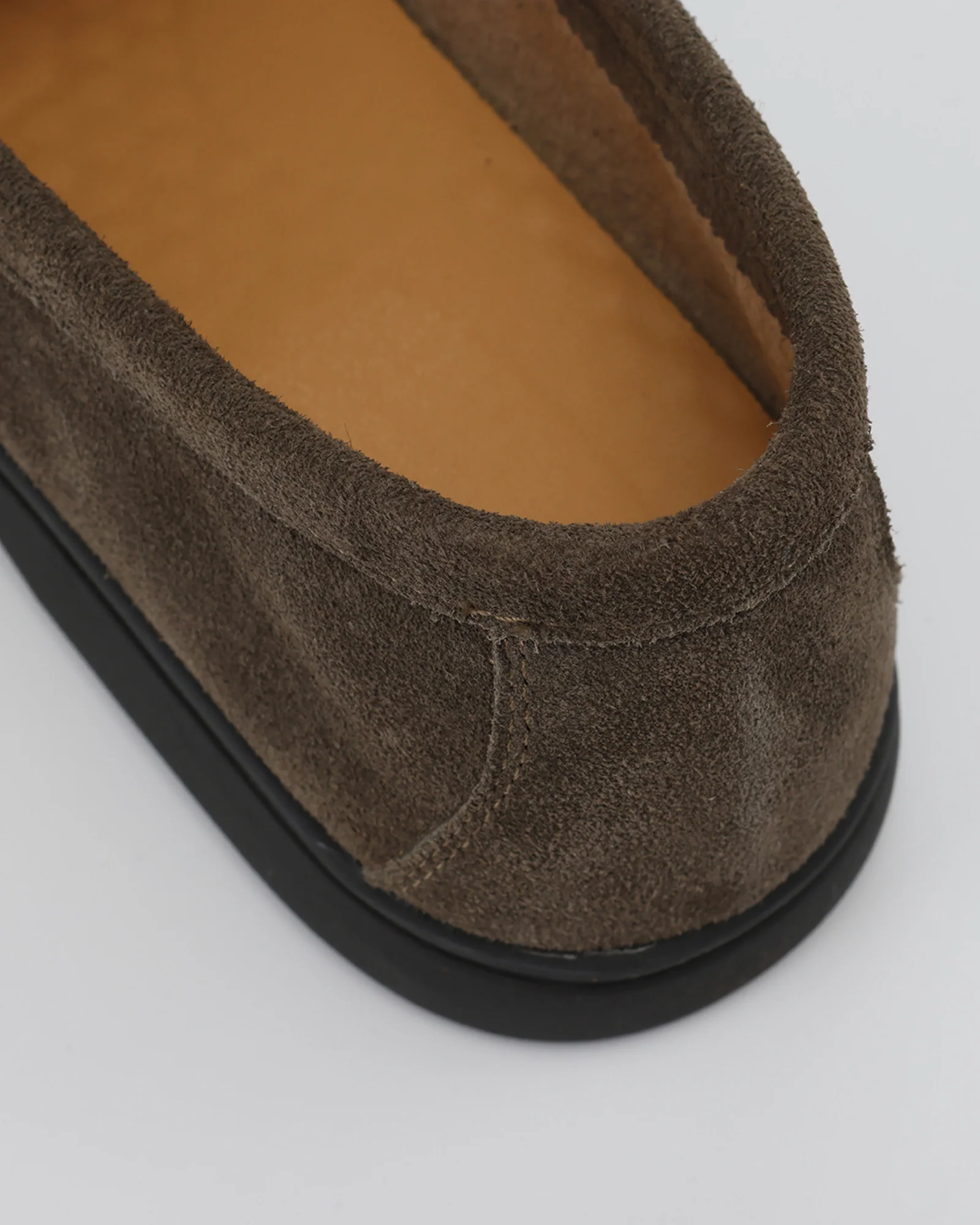Premium Suede Loafers - Black Soles