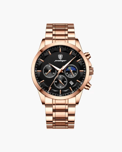 Precision Chronograph Steel Watch