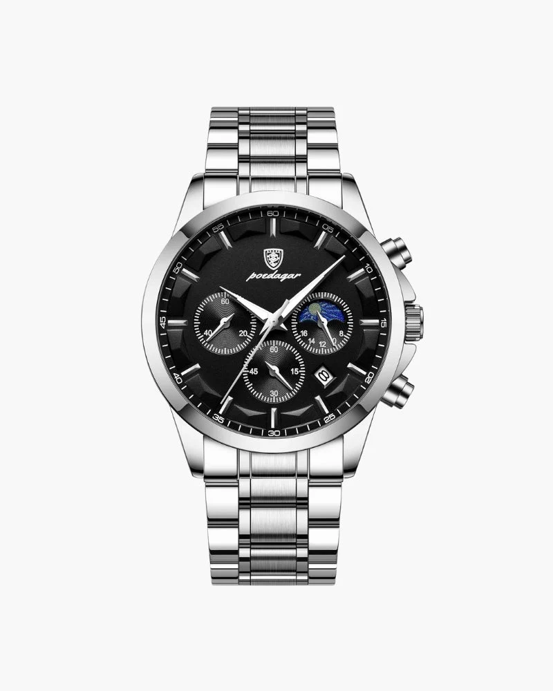 Precision Chronograph Steel Watch