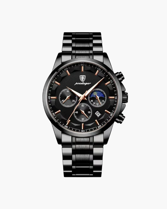Precision Chronograph Steel Watch