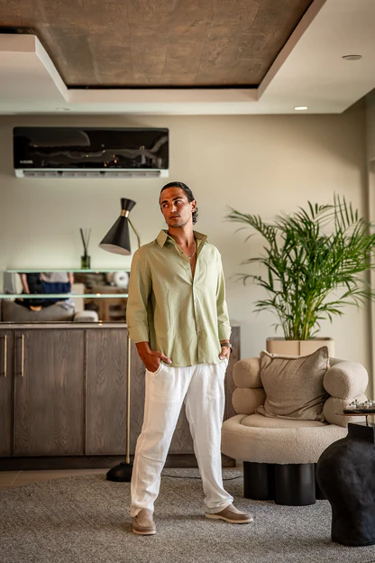 Old Money Linen Combo (Longsleeve)