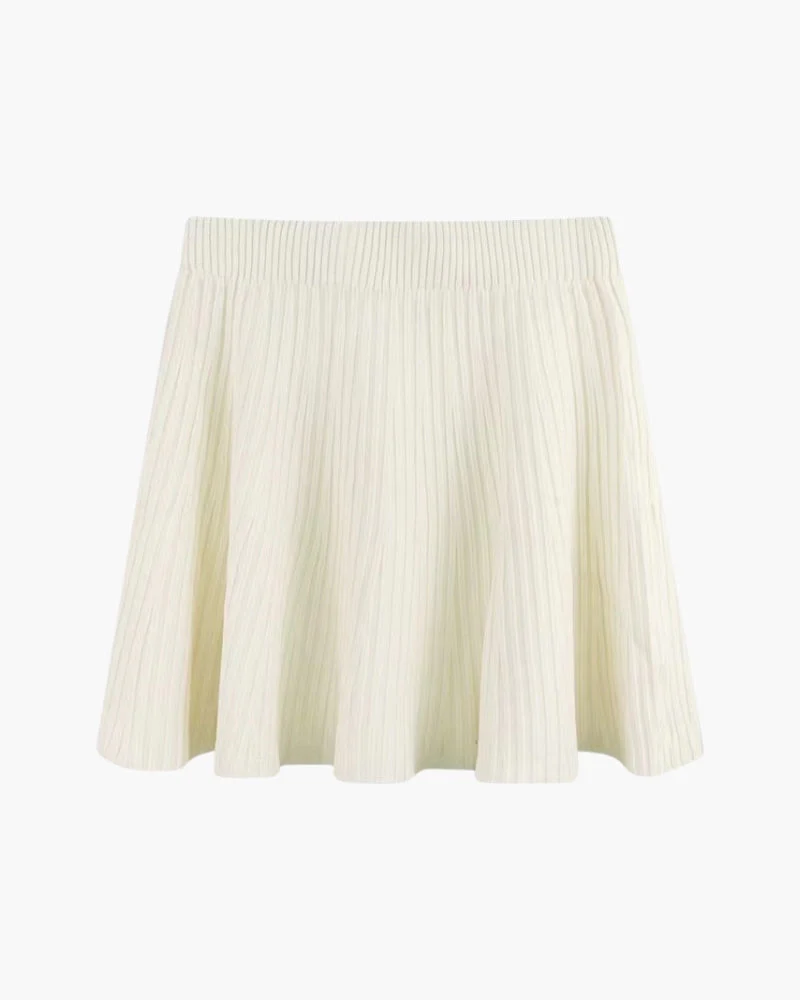 Oxford Pleated Wool Mini