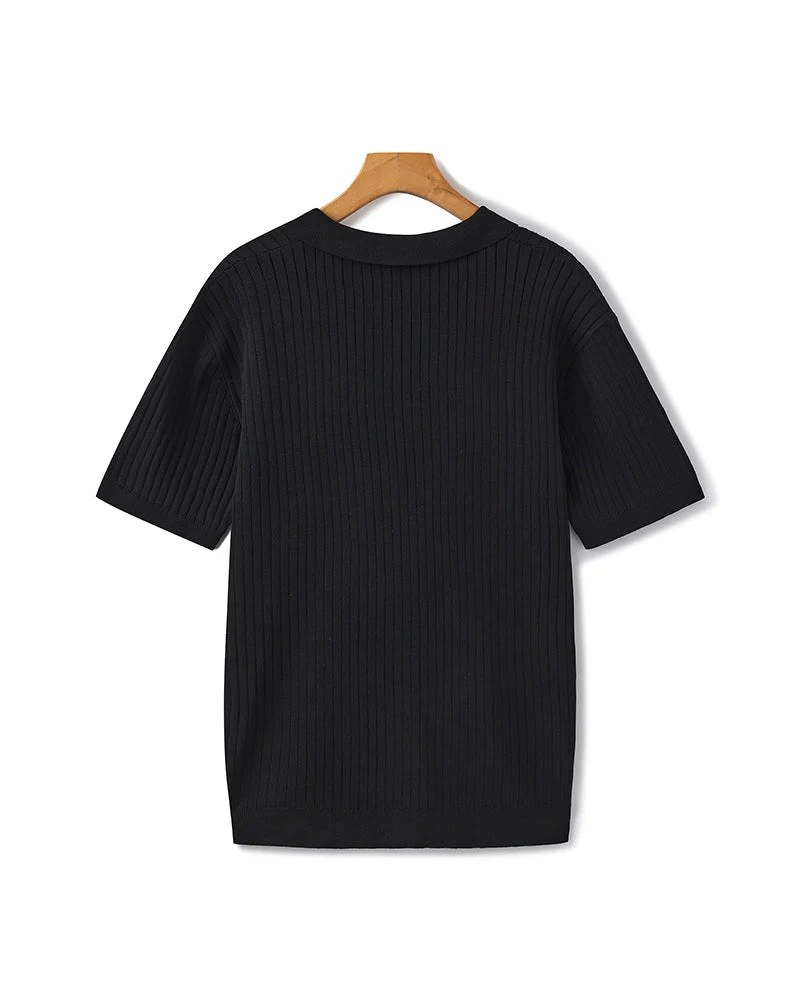 Premium Ribbed Polo
